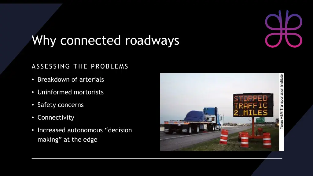 why connected roadways