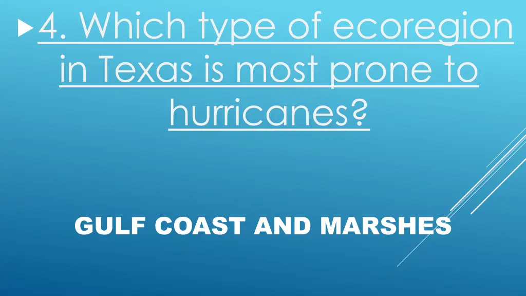 4 which type of ecoregion in texas is most prone