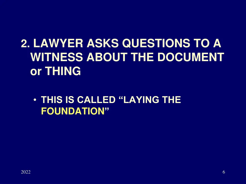 2 lawyer asks questions to a witness about