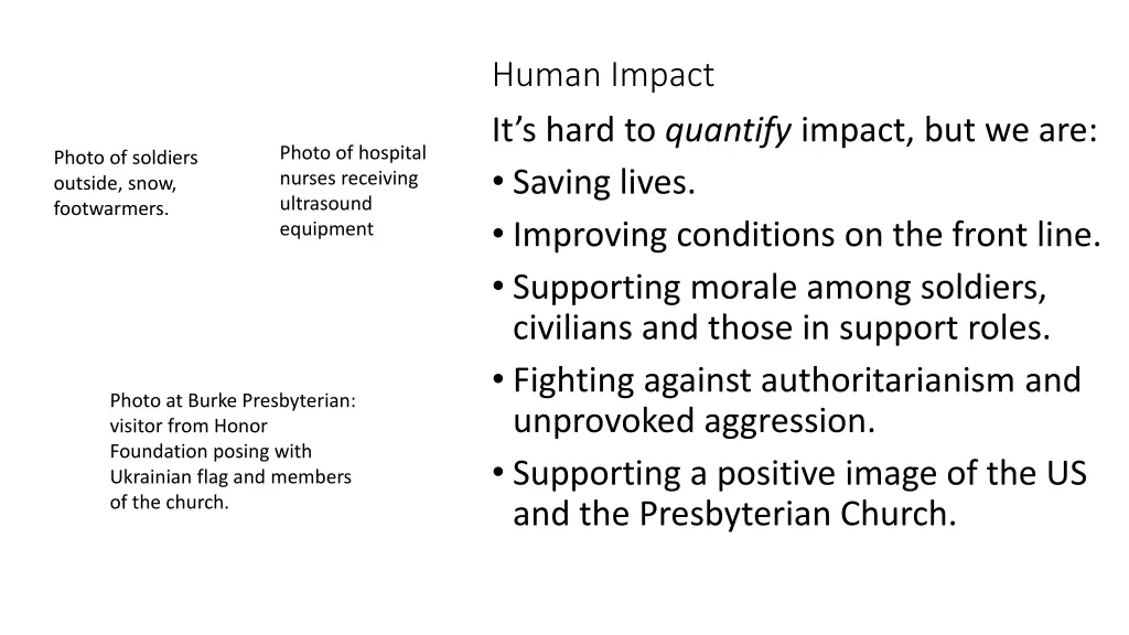 human impact it s hard to quantify impact