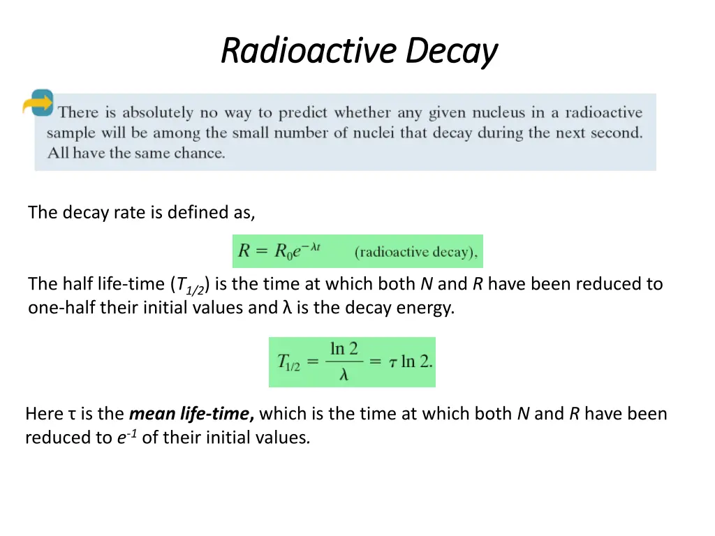 radioactive decay radioactive decay