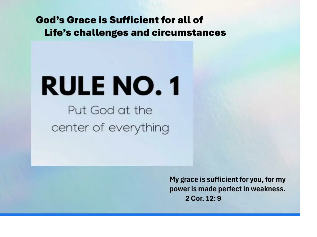 god s grace is sufficient for all of life