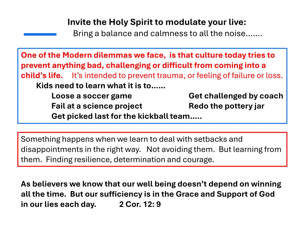 invite the holy spirit to modulate your live