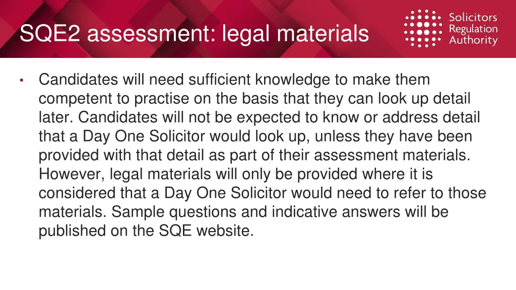 sqe2 assessment legal materials 1
