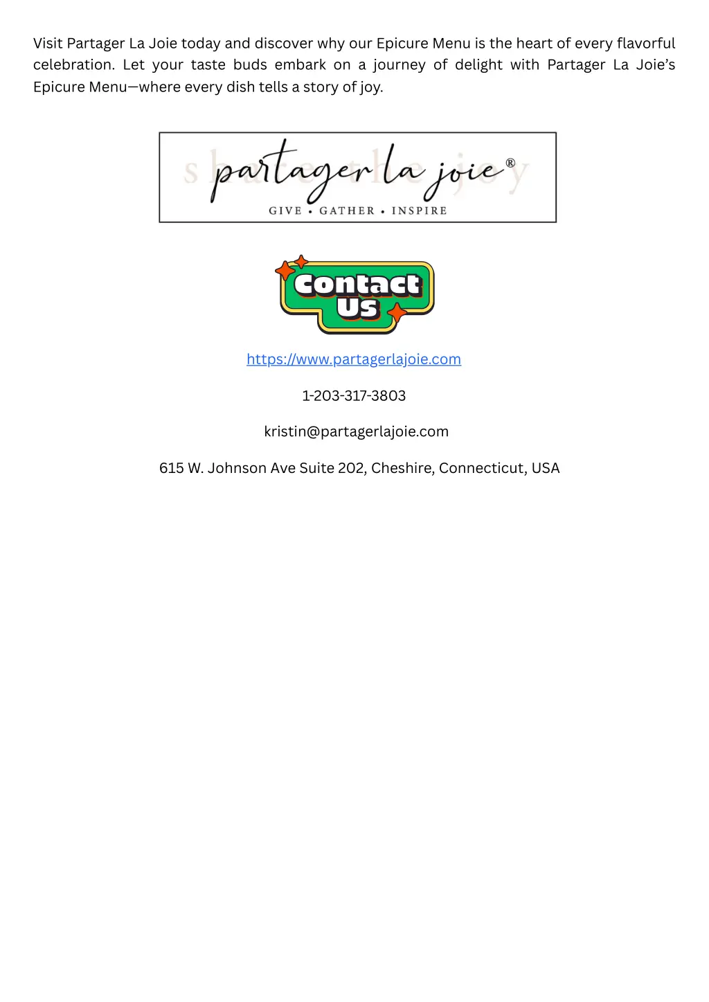 visit partager la joie today and discover