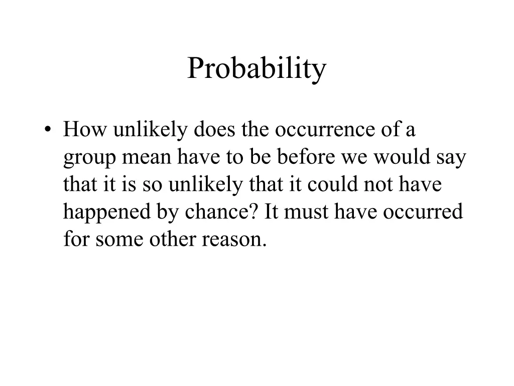 probability