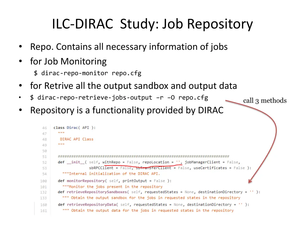 ilc dirac study job repository