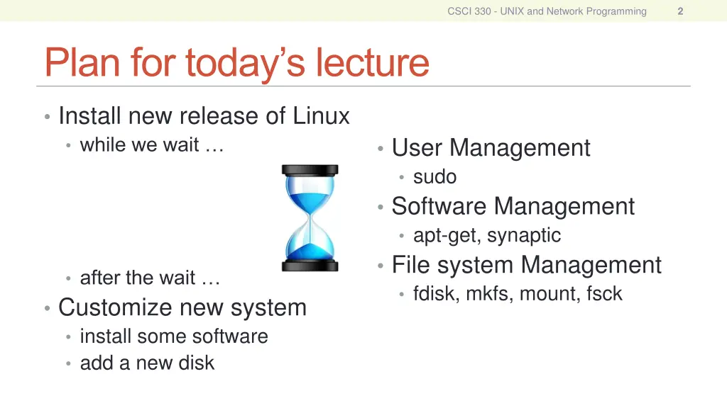 csci 330 unix and network programming 1
