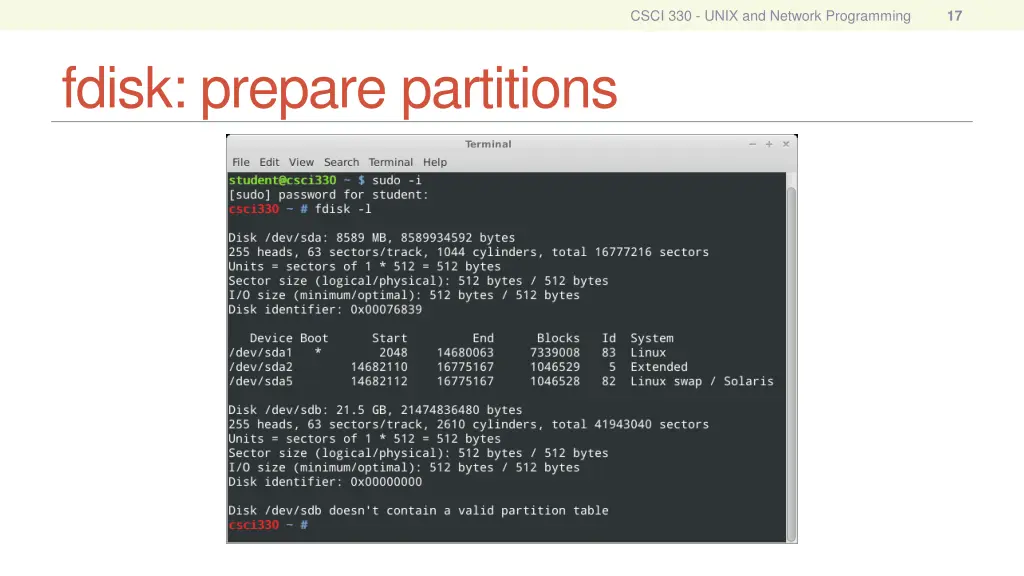 csci 330 unix and network programming 16