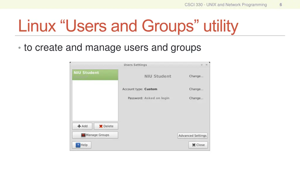 csci 330 unix and network programming 5
