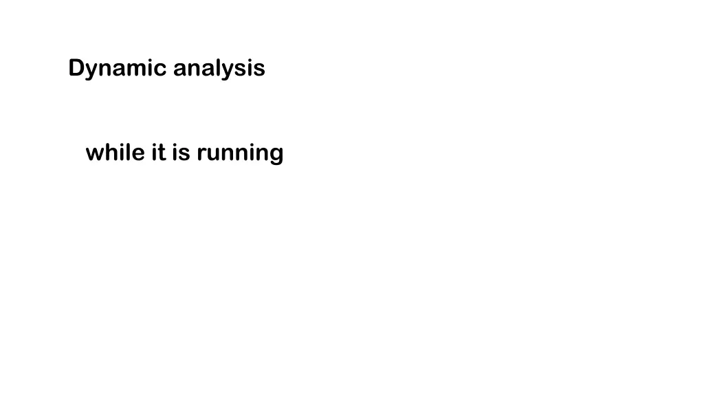 dynamic analysis 1