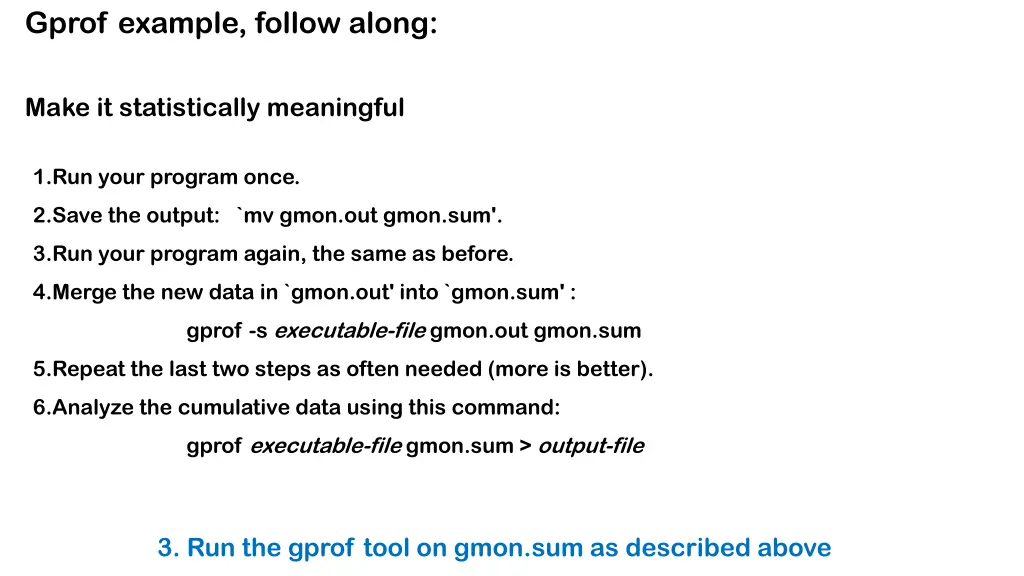 gprof example follow along 3