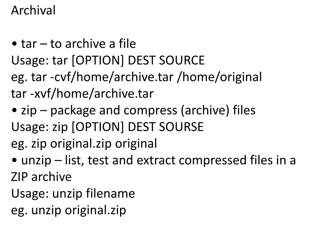 archival