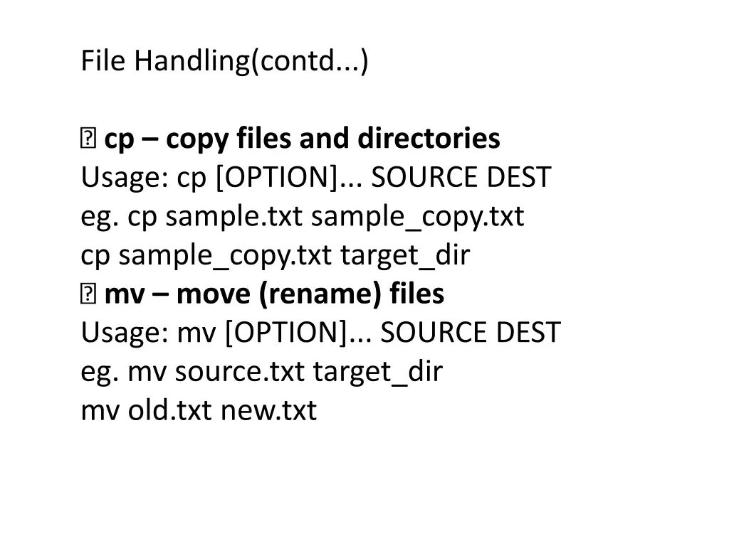 file handling contd