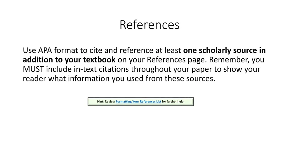 references