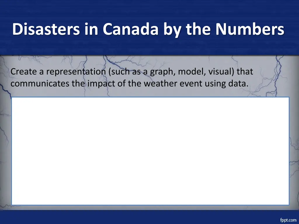 disasters in canada by the numbers 1