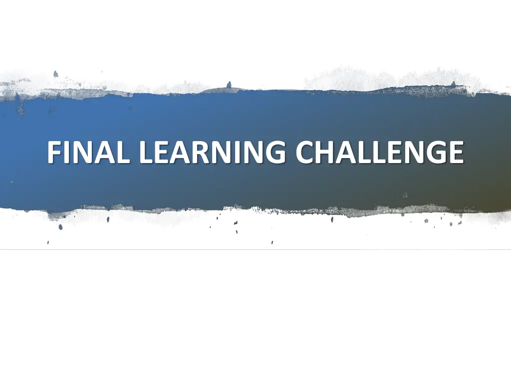 final learning challenge 1