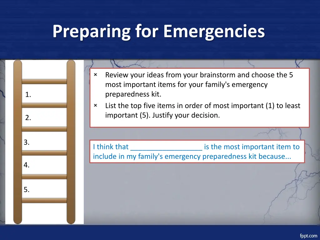 preparing for emergencies 1