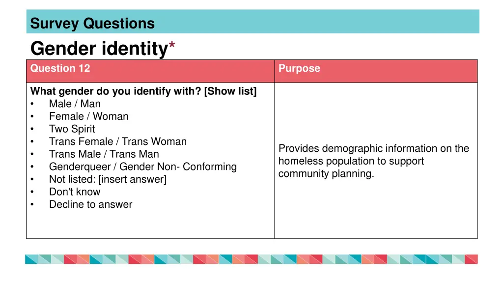 survey questions 13