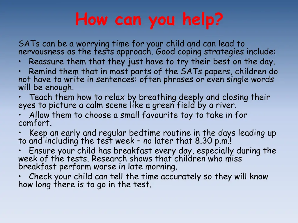 how can you help