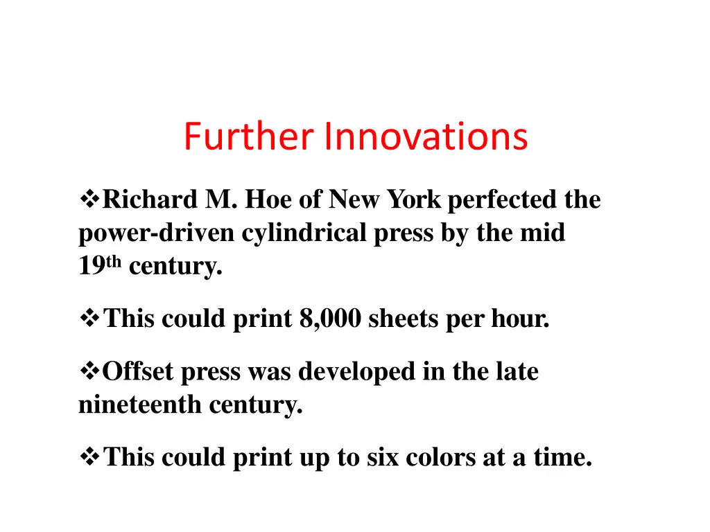furtherinnovations