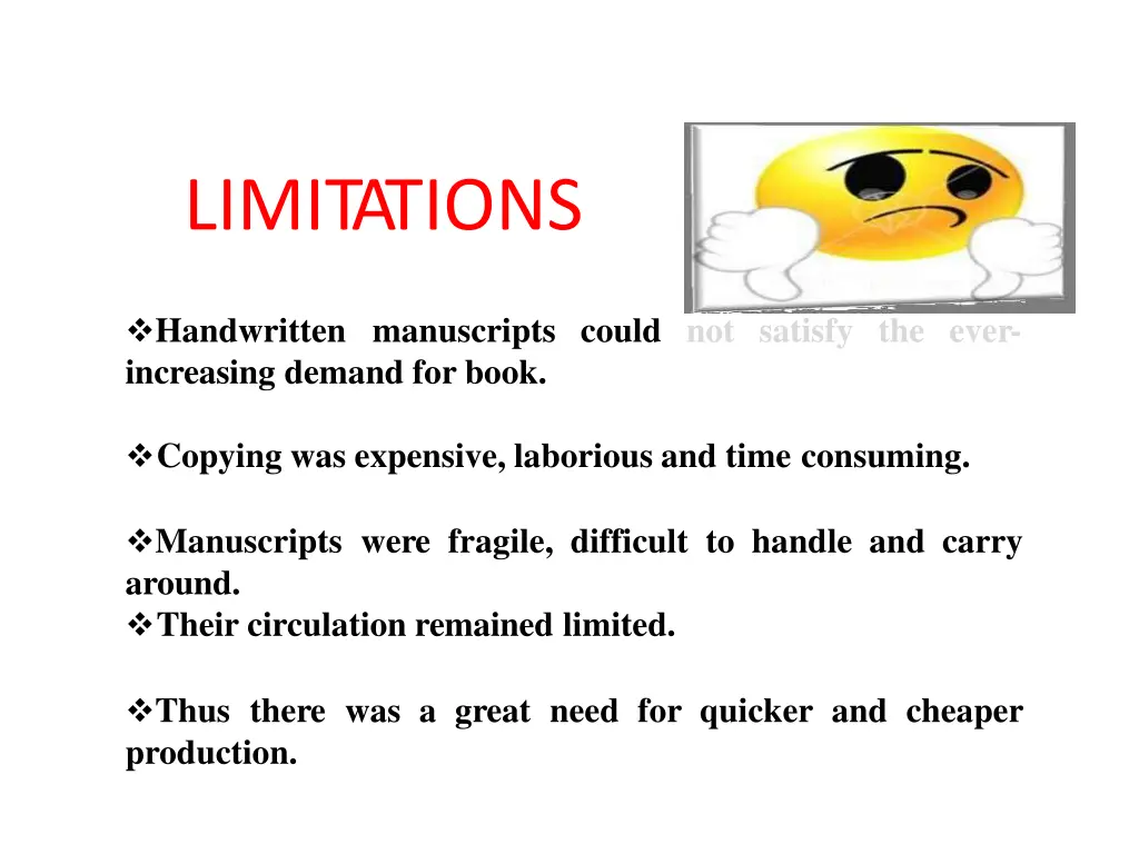 limitations