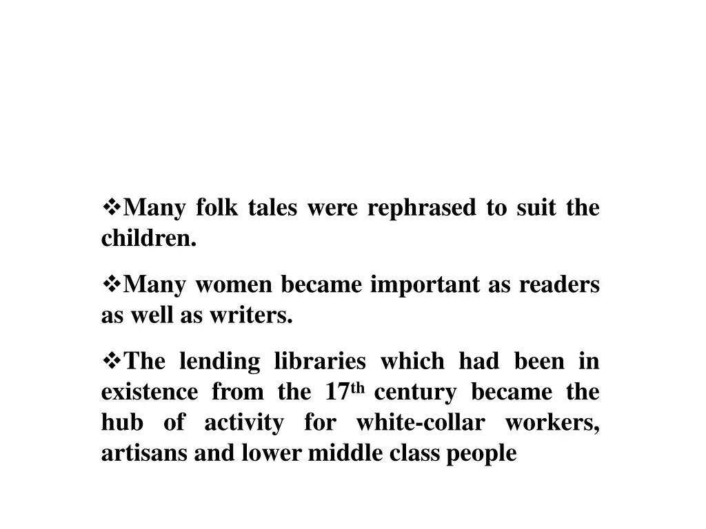 many folk tales were rephrased to suit