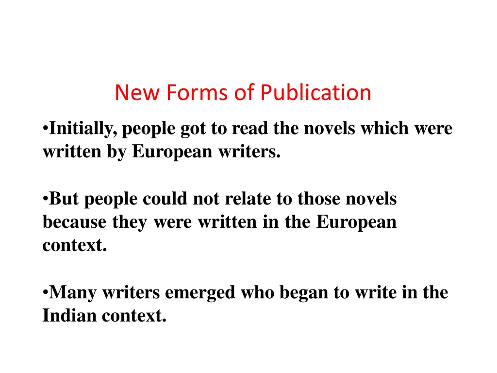 new forms of publication