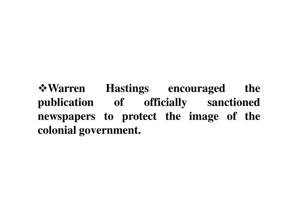 warren publication newspapers colonial government