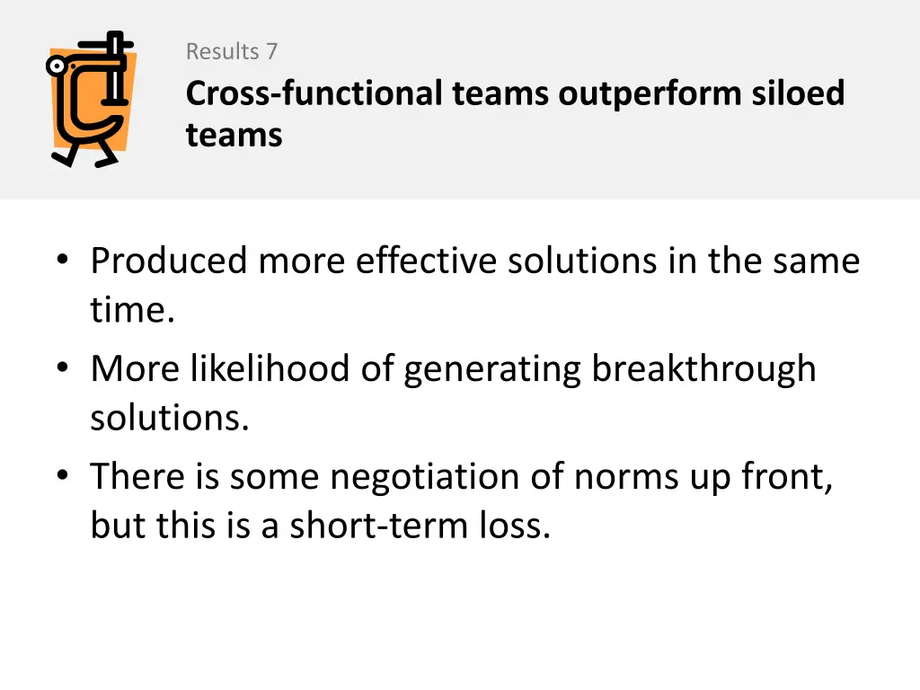 results 7 cross functional teams outperform