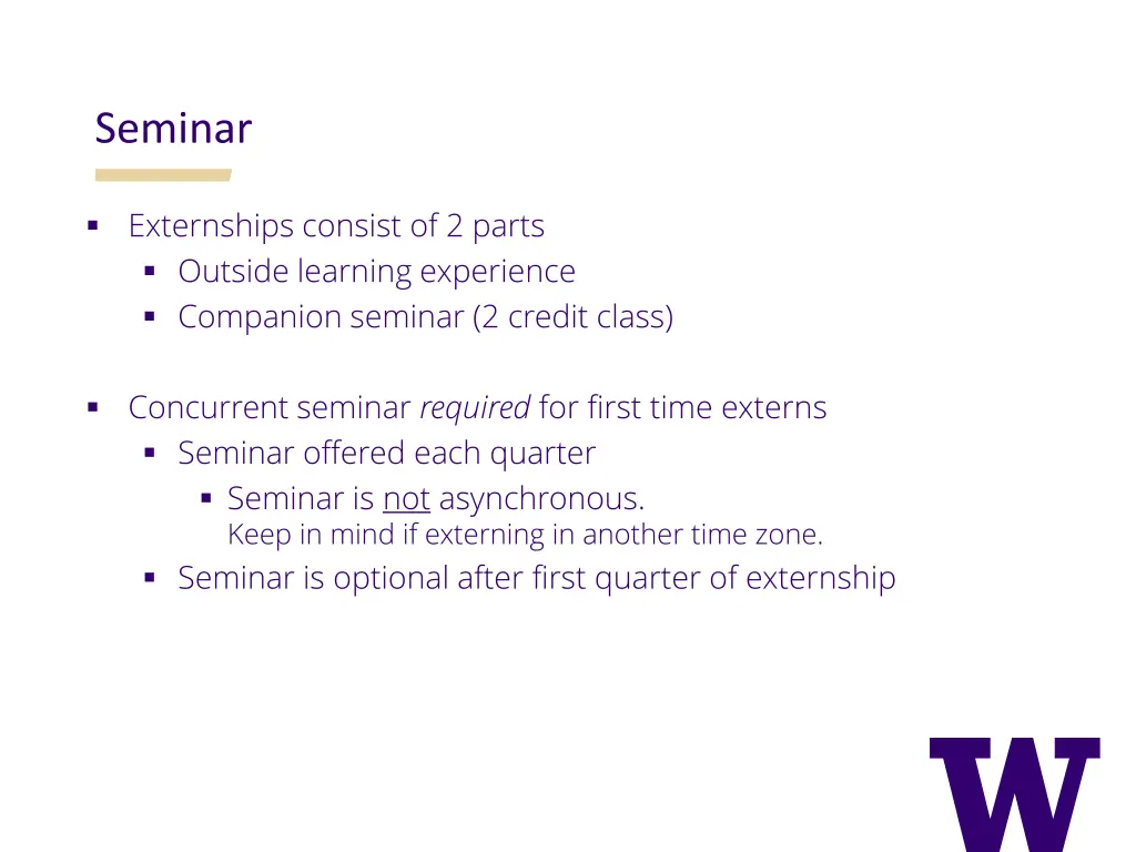 seminar
