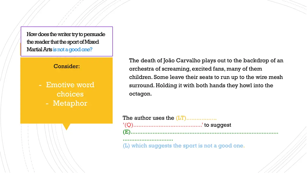 how does the writer try to persuade the reader 4