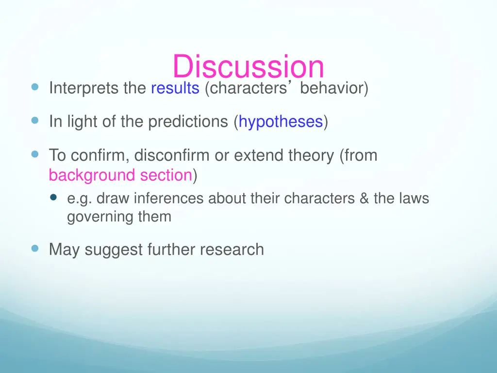 discussion