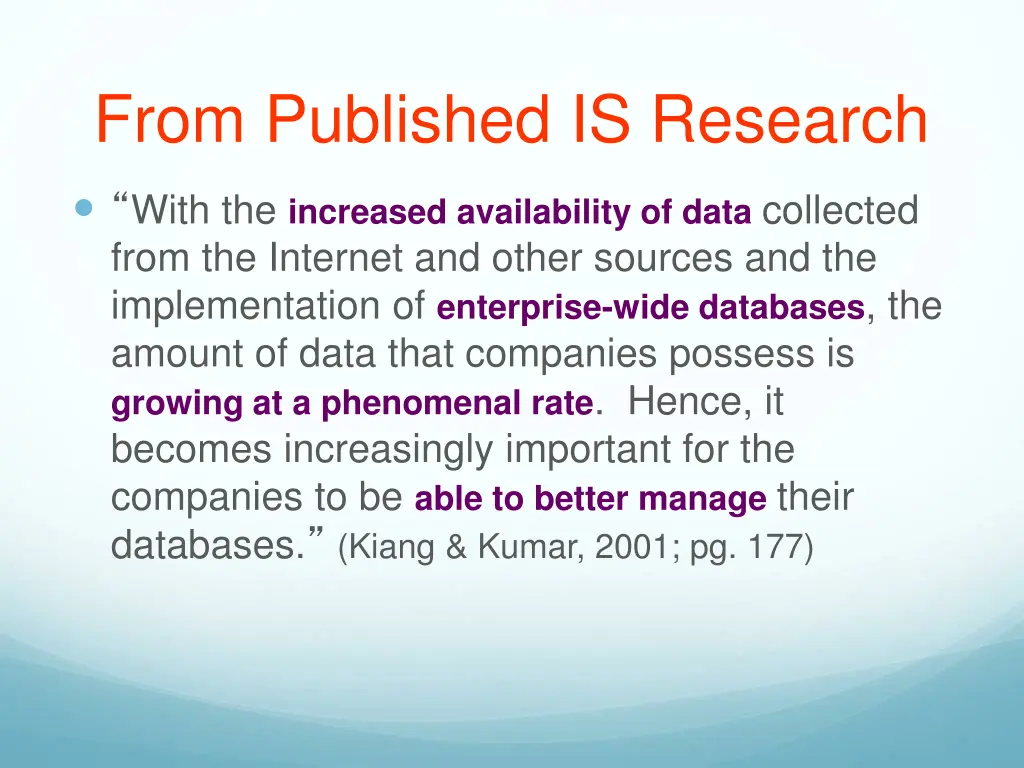 from published is research 1