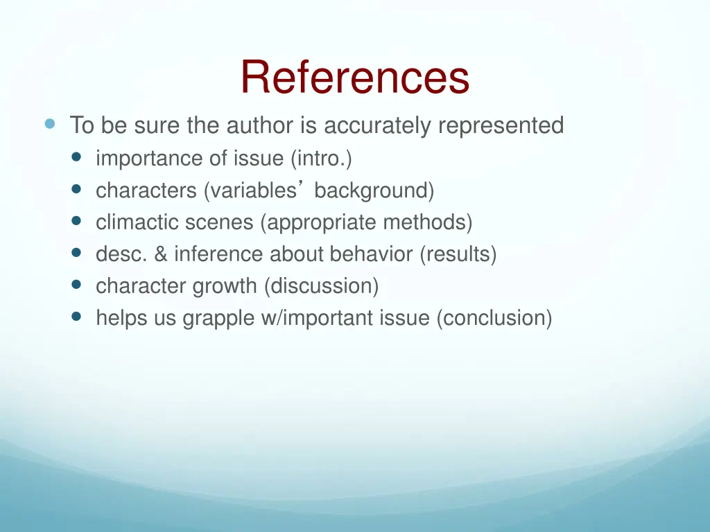 references