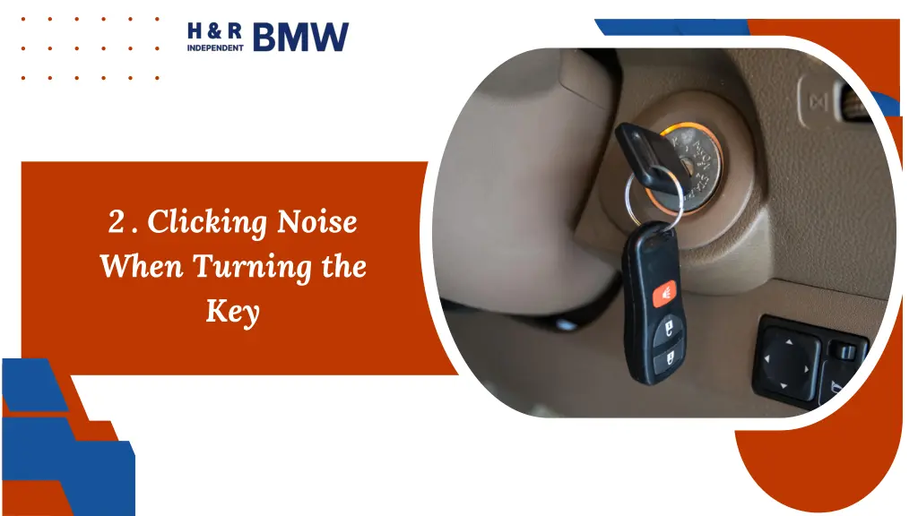 2 clicking noise when turning the key