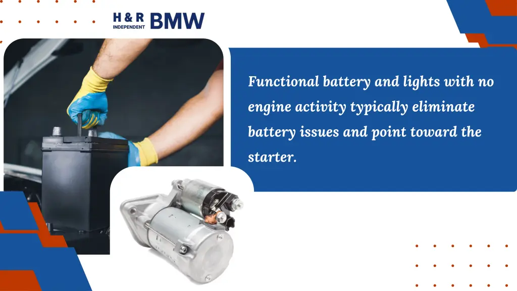functional battery and lights with no engine