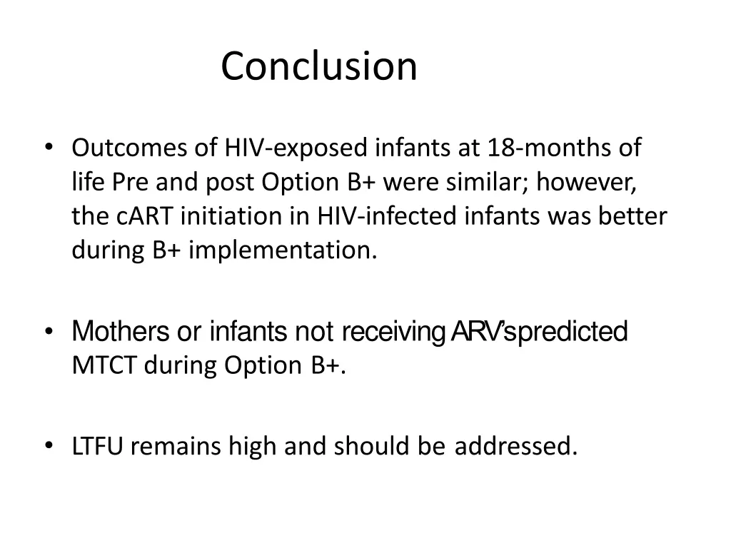 conclusion