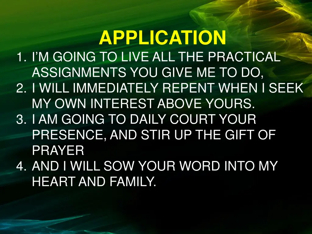 application