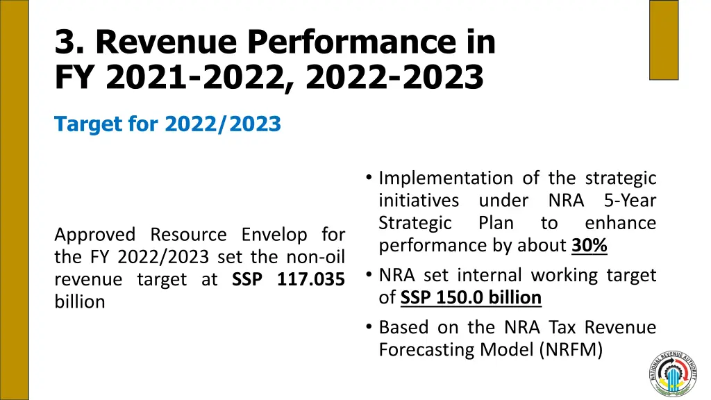 3 revenue performance in fy 2021 2022 2022 2023