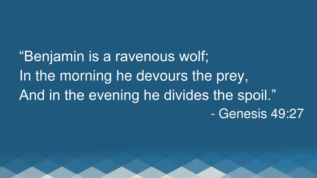 benjamin is a ravenous wolf in the morning