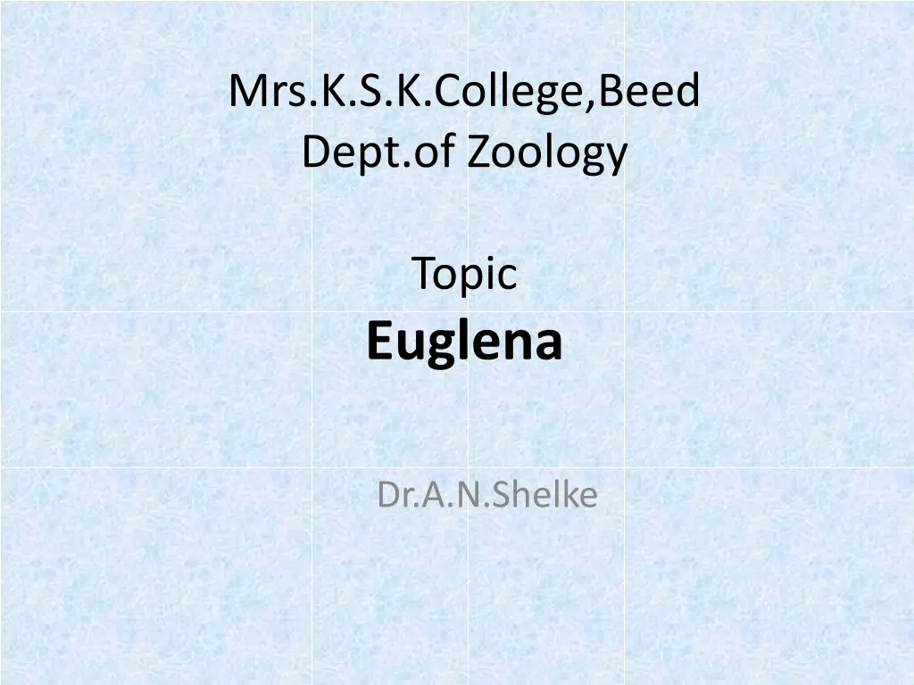 mrs k s k college beed dept of zoology
