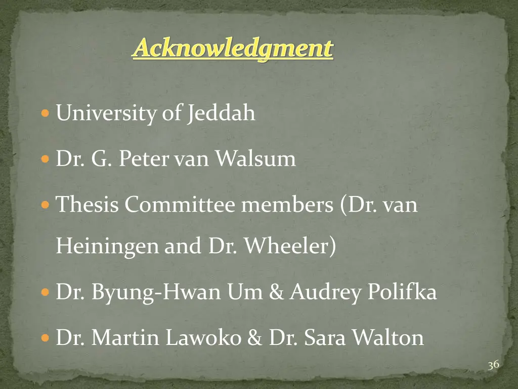 acknowledgment