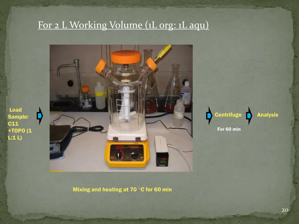 for 2 l working volume 1l org 1l aqu