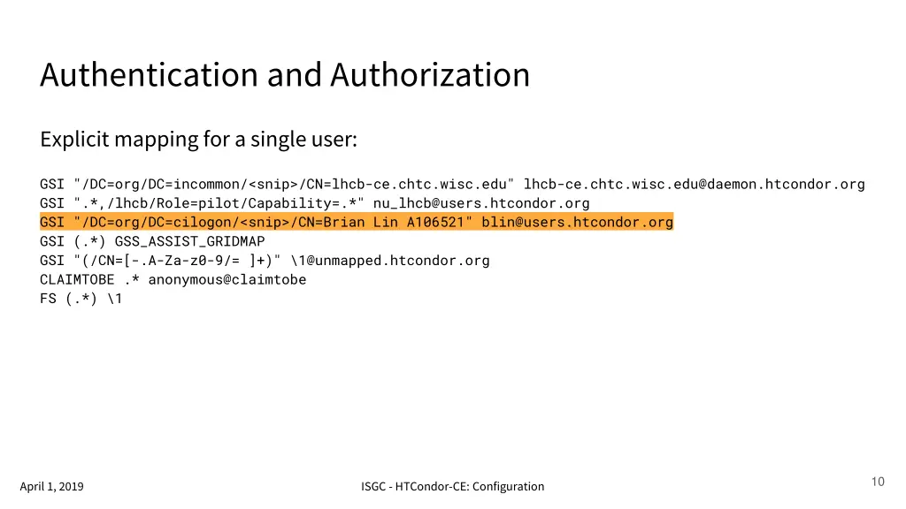 authentication and authorization 7
