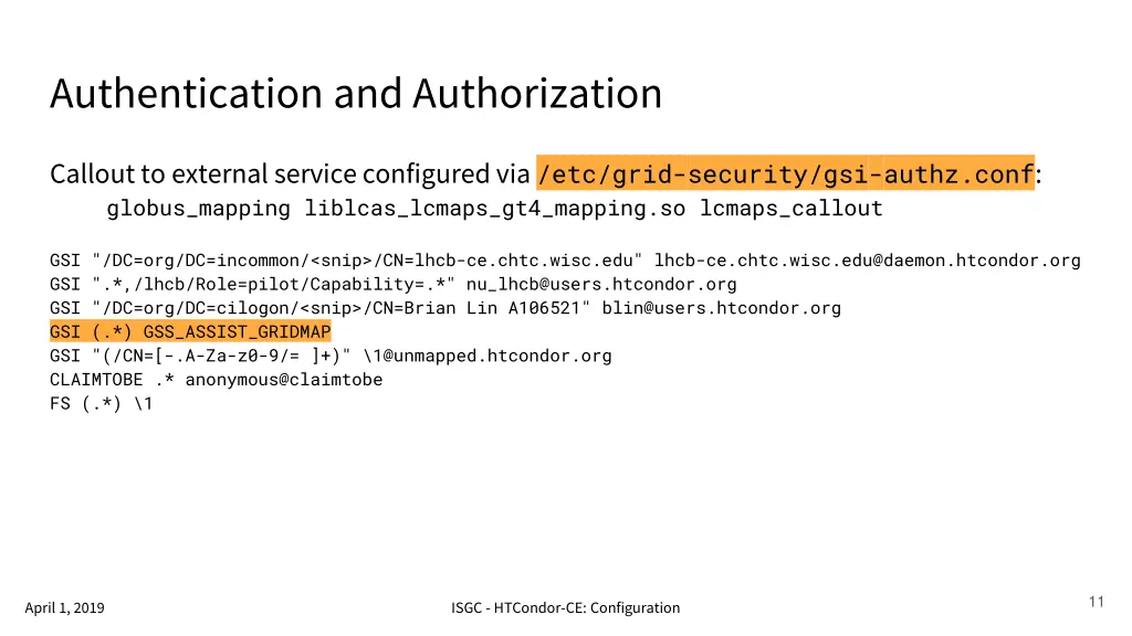 authentication and authorization 8
