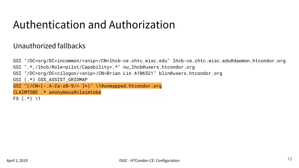 authentication and authorization 9