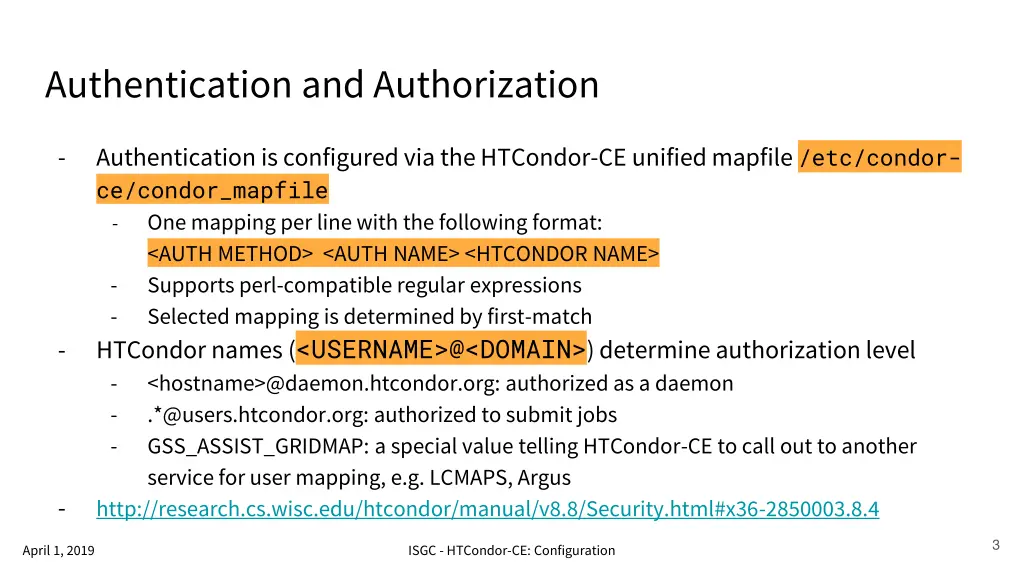 authentication and authorization