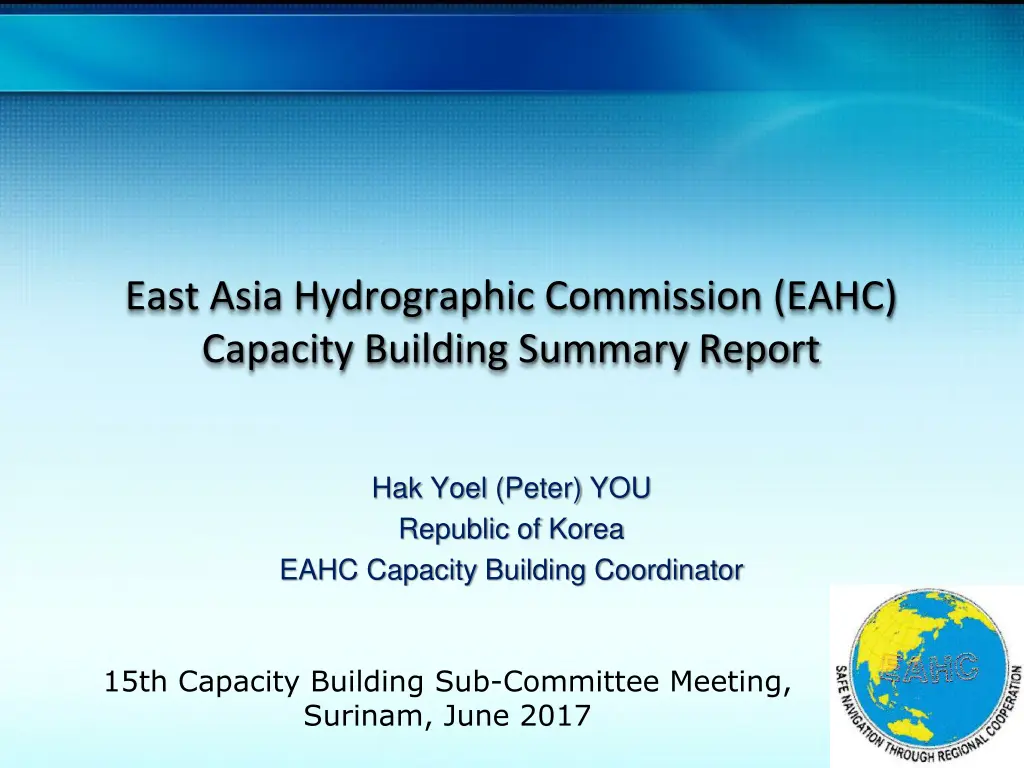 east asia hydrographic commission eahc capacity