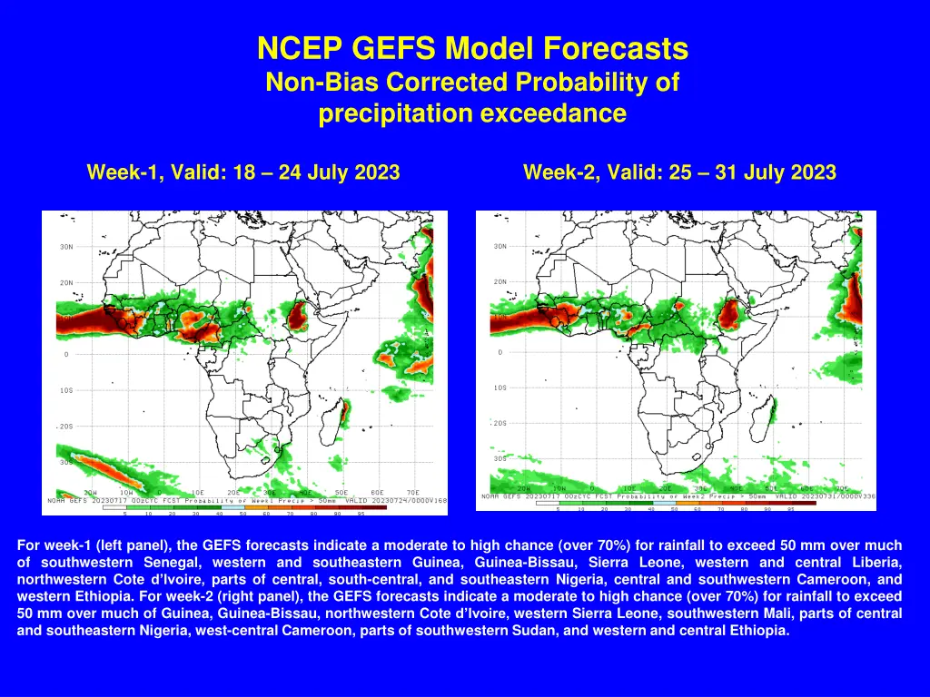 ncep gefs model forecasts non bias corrected